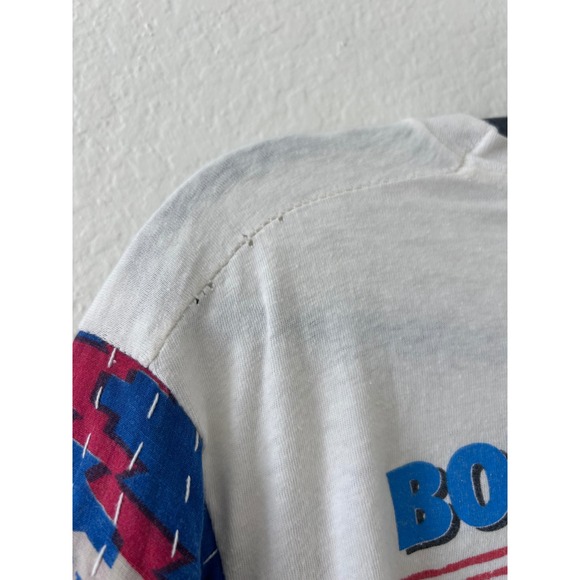 Vintage Bruce Springsteen Concert Tee Poncho Bohemian Patchwork Kimono SZ XL - Picture 8 of 14